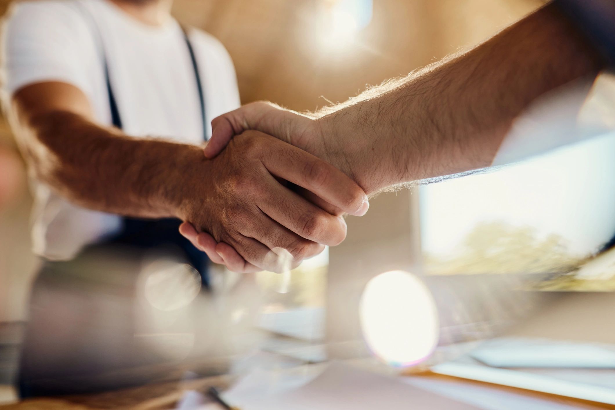 yacht broker handshake